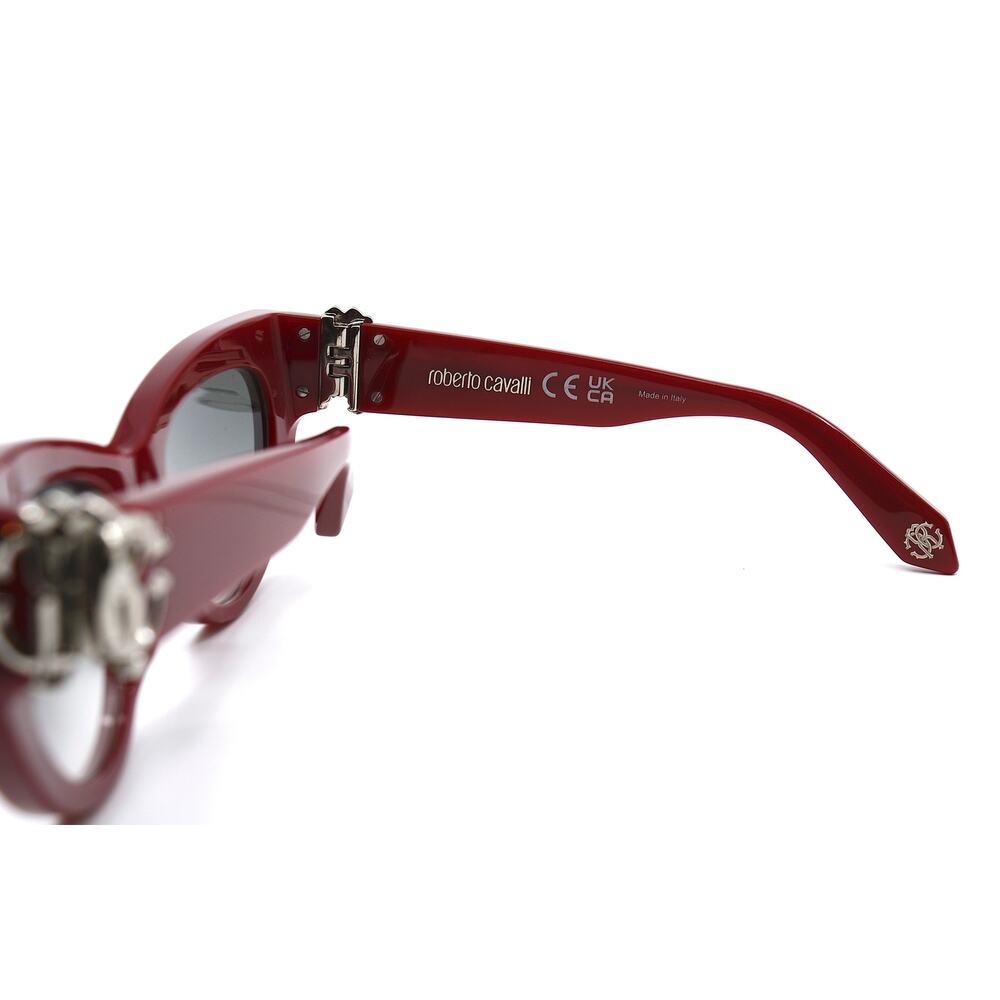 ROBERTO CAVALLI SRC017M RED GREY GRADIENT AUTHENTIC SUNGLASSES - Picture 11 of 14